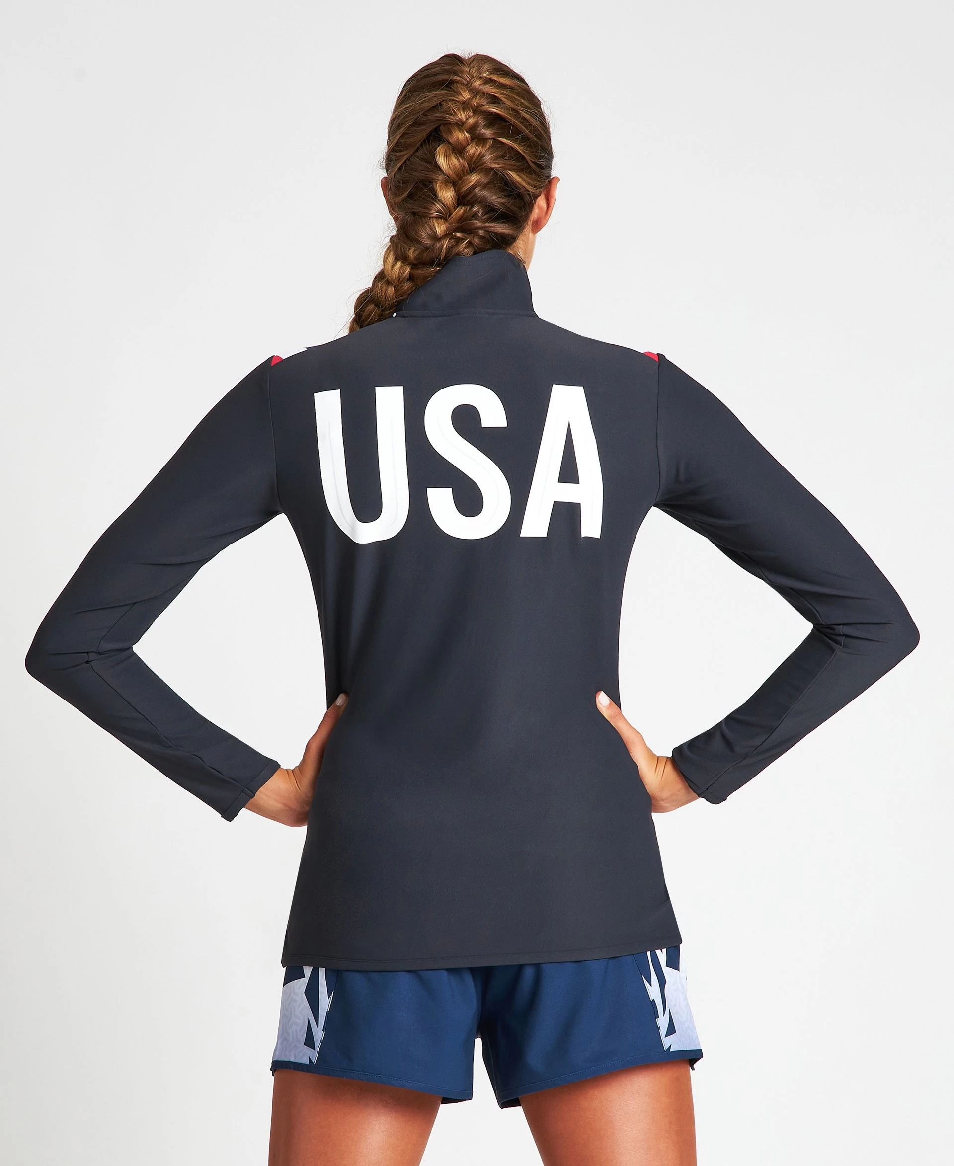 Arena USA Swimming Team Kit Women's Half Zip Shirt – Official Line 19 Arena USA Swimming Team Kit Women's Half Zip Shirt – Official Line - Image 17