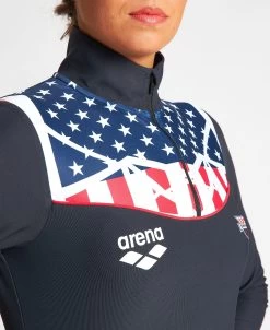 Arena USA Swimming Team Kit Women's Half Zip Shirt – Official Line 37 Arena USA Swimming Team Kit Women's Half Zip Shirt – Official Line -Arena Shop 003873500 004 xl 5