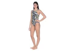 Swimsuit One Piece Woman ARENA 3D Shattered Booster Multi-colors