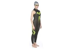 ARENA Women's TRIWETSUIT SLEEVELESS NEOPRENE Black Green