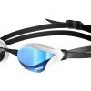 Arena Cobra Core Swipe Mirror White Blue