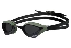 Arena Cobra Core Swipe Swim Goggles Green - Smoke