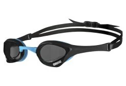 Arena Cobra Ultra Swipe Swimming Goggles Black Blue - Smoke