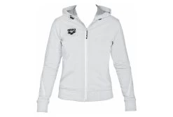 Hooded Jacket Arena Equipe White Woman