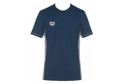 Arena Team Line Short Sleeve Tech T-shirt Navy Blue