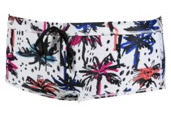 Swimsuit Short Arena Pandas Reversible Black Multi