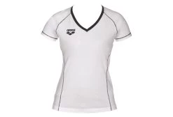 Arena Team Line Short Sleeve T-Shirt White Woman
