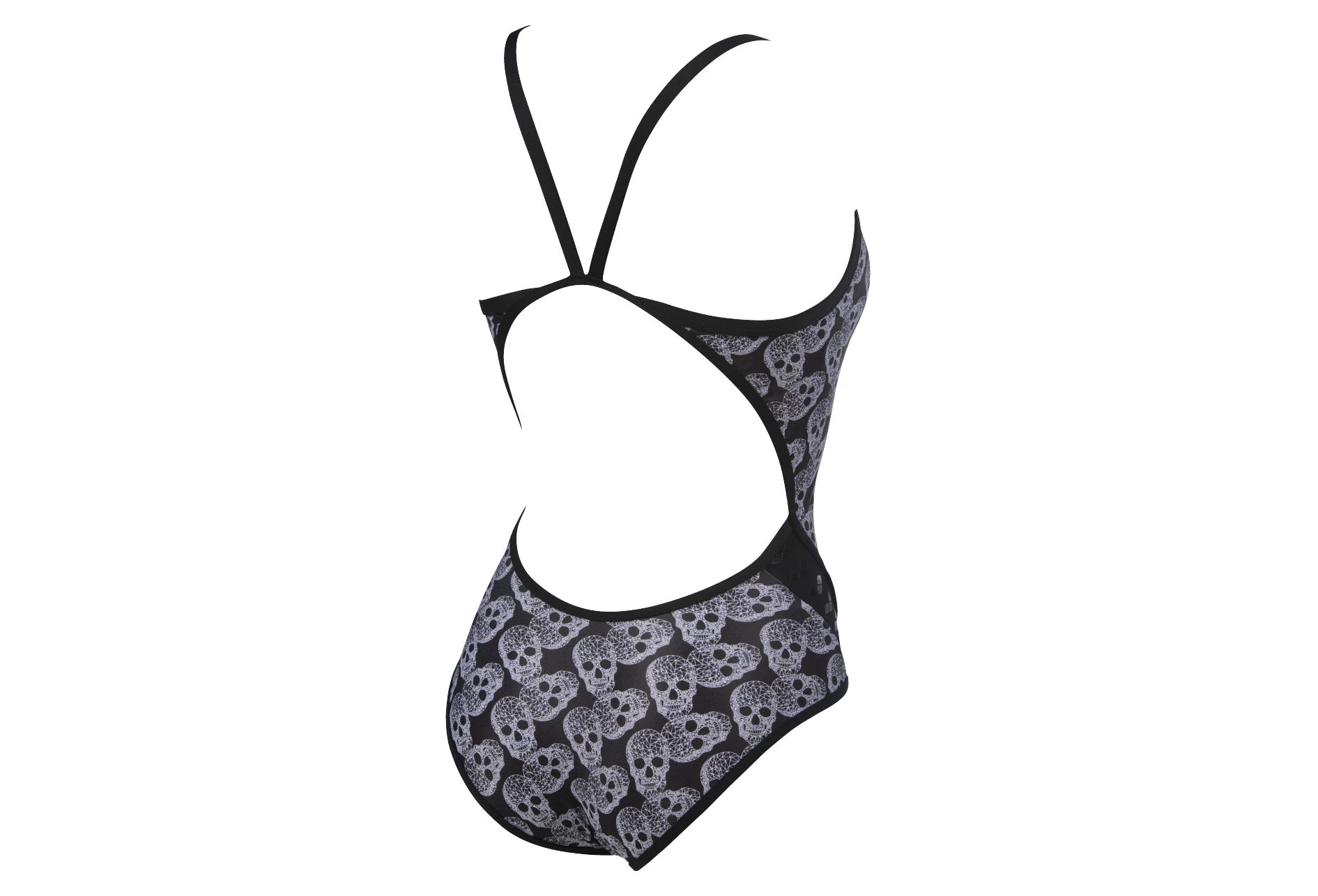 Arena Femme Crazy Pop Skulls Superfly Back One Piece Black-Multi 4 Arena Femme Crazy Pop Skulls Superfly Back One Piece Black-Multi - Image 2