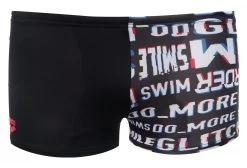 Arena Neon Glitch Short Swimsuit Black / Black Multi