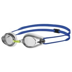 Arena Tracks Swimming Goggle - Clear - White/Blue