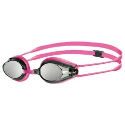 Arena Tracks Swimming Goggle - Smoke - White/Fuchsia