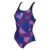 Women's Arena Striped Geo Pro One-Piece Swimsuit Blue/Purple -Arena Shop 20288816064848d61b757.94844068