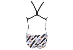 Women's Arena Crazy Diamonds Challenge Back One-Piece Swimsuit White Black -Arena Shop 210331760f69cc71c0783.82375980