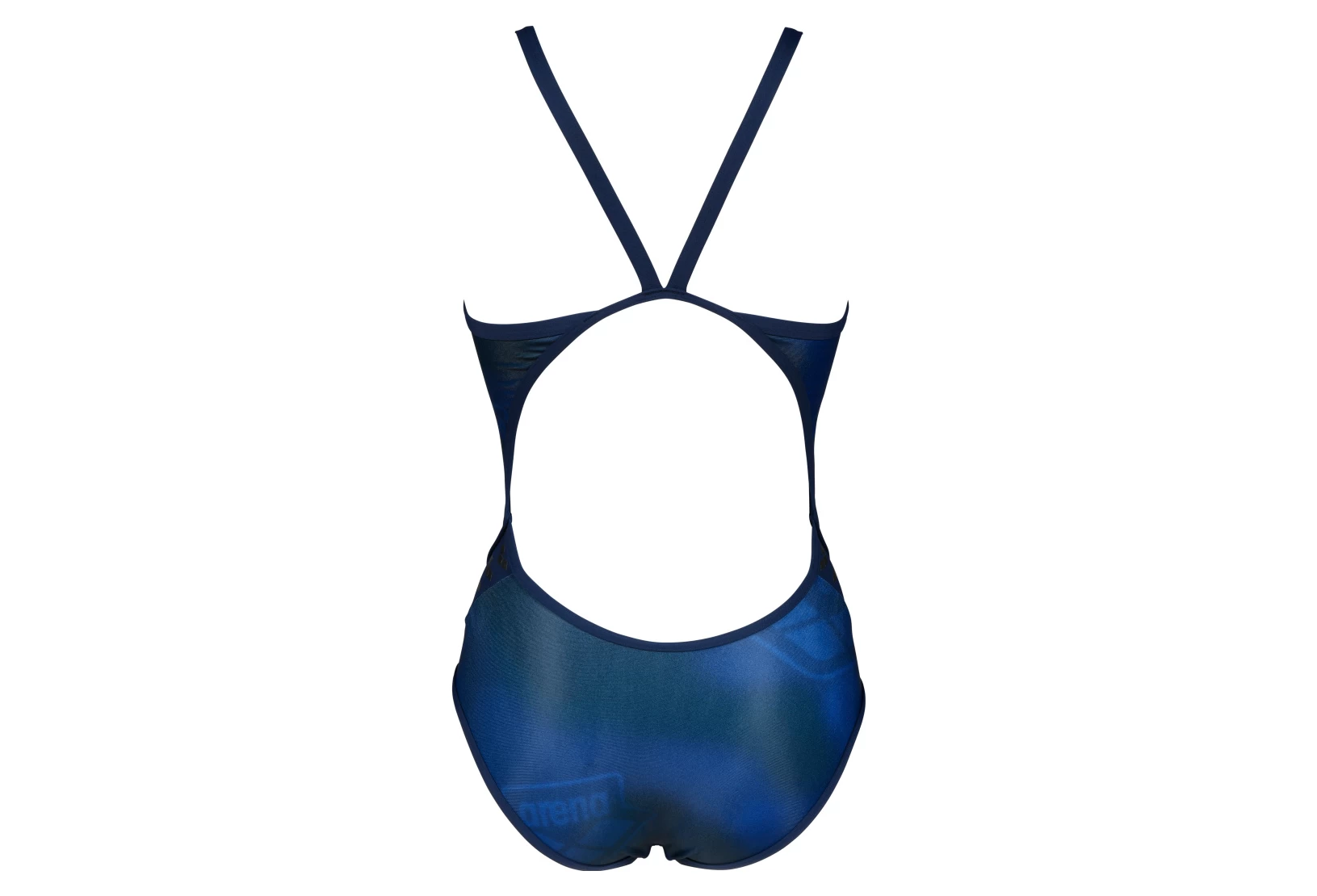 Women's Arena Iconic Super Fly Back One-Piece Swimsuit Blue 5 Women's Arena Iconic Super Fly Back One-Piece Swimsuit Blue - Image 3