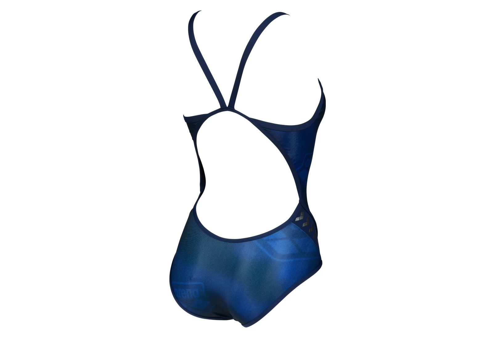 Women's Arena Iconic Super Fly Back One-Piece Swimsuit Blue 6 Women's Arena Iconic Super Fly Back One-Piece Swimsuit Blue - Image 4