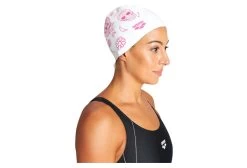 Swimming Cap Arena Crazy Fantasy White / Pink