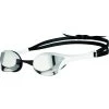 Arena Cobra Ultra Swipe Mirror Swimming Goggle - Silver - White