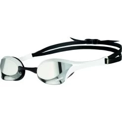 Arena Cobra Ultra Swipe Mirror Swimming Goggle - Silver - White