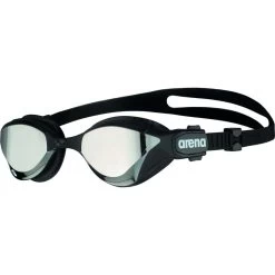 Arena Cobra Tri Swipe Mirror Swimming Goggle - Silver - Black