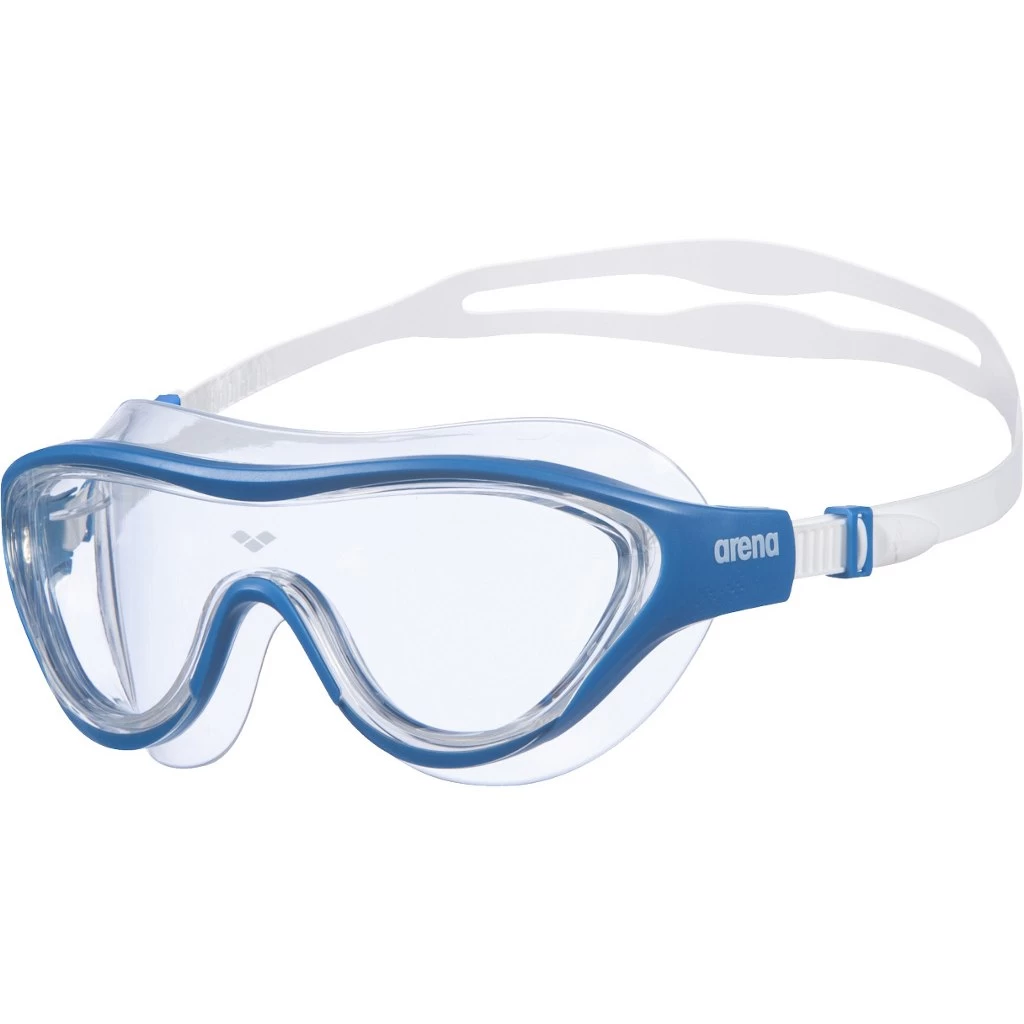 Arena The One Mask Swimming Goggle - Clear - Blue/White 3 Arena The One Mask Swimming Goggle - Clear - Blue/White