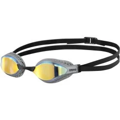 Arena Airspeed Mirror Swimming Goggles - Yellow Copper - Silver