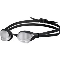Arena Cobra Core Swipe Mirror Swimming Goggle - Silver - Black