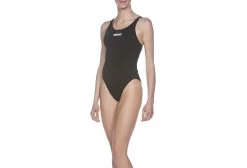 Arena SOLID TECH HIGH Swimsuit Black