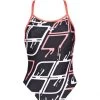 Arena Blare Lightech Women's Swimsuit Black Pink