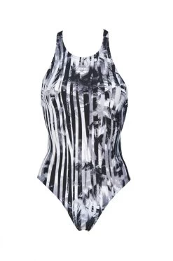 Arena One Women's Swimsuit Riviera Black White