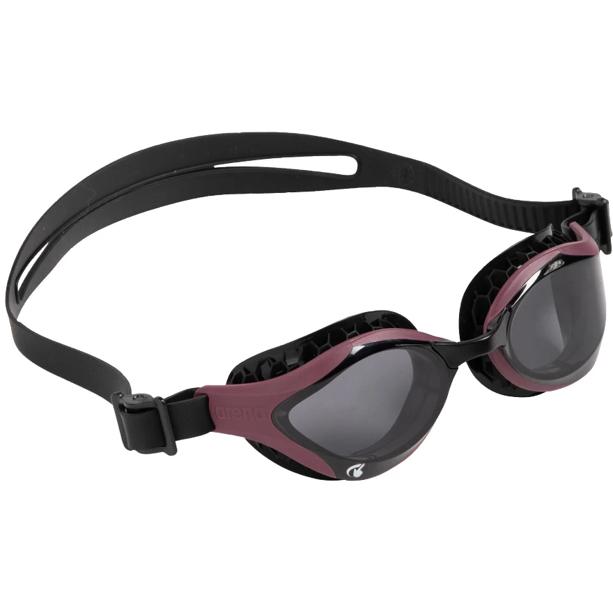 Arena Air-Bold Swipe Swimming Goggles - Smoke - Red Wine/Black 4 Arena Air-Bold Swipe Swimming Goggles - Smoke - Red Wine/Black - Image 2