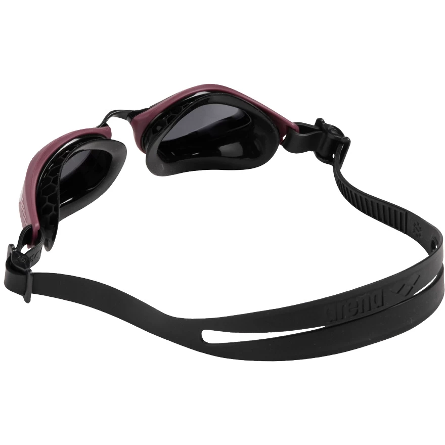 Arena Air-Bold Swipe Swimming Goggles - Smoke - Red Wine/Black 5 Arena Air-Bold Swipe Swimming Goggles - Smoke - Red Wine/Black - Image 3