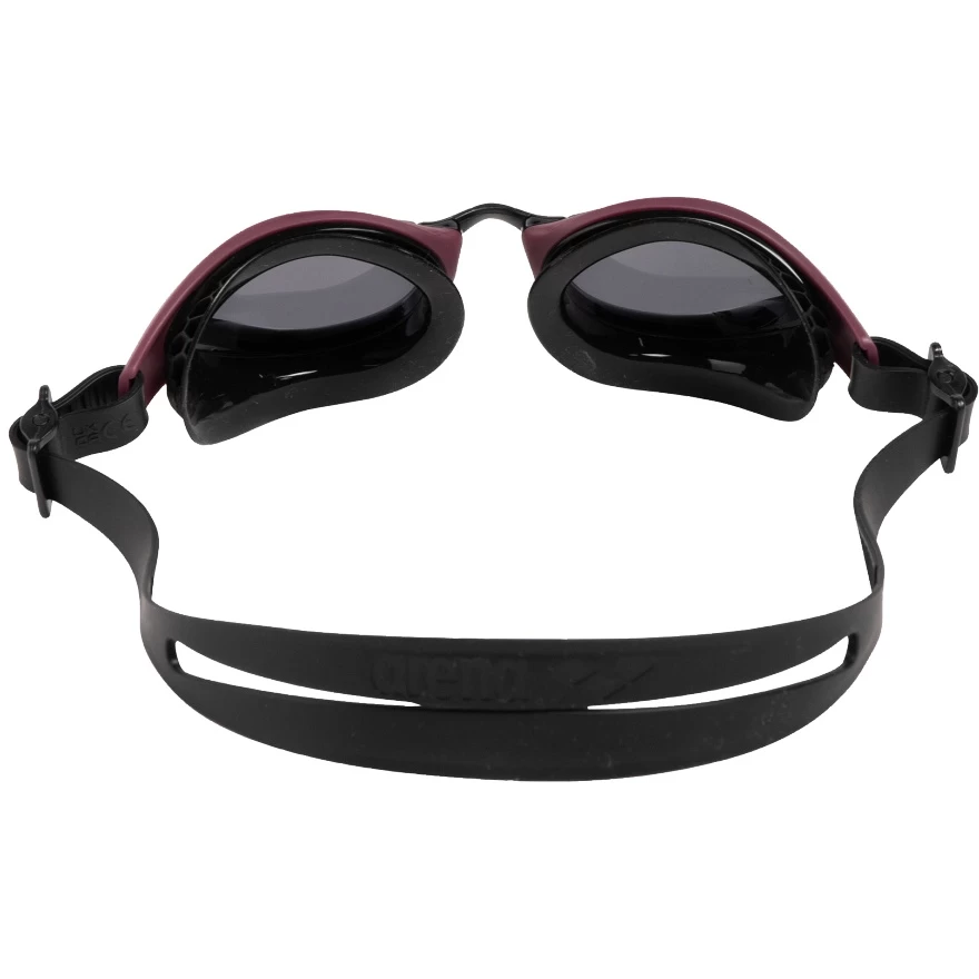Arena Air-Bold Swipe Swimming Goggles - Smoke - Red Wine/Black 8 Arena Air-Bold Swipe Swimming Goggles - Smoke - Red Wine/Black - Image 6