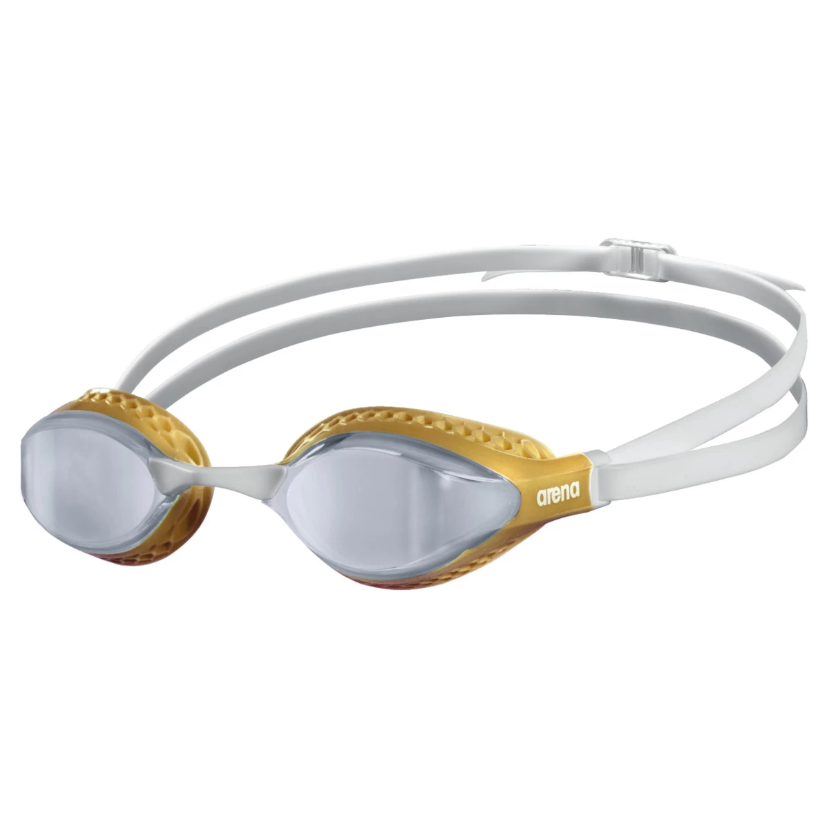 Arena Airspeed Mirror Swimming Goggles - Silver - Gold 3 Arena Airspeed Mirror Swimming Goggles - Silver - Gold