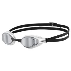 Arena Airspeed Mirror Swimming Goggles - Silver - White