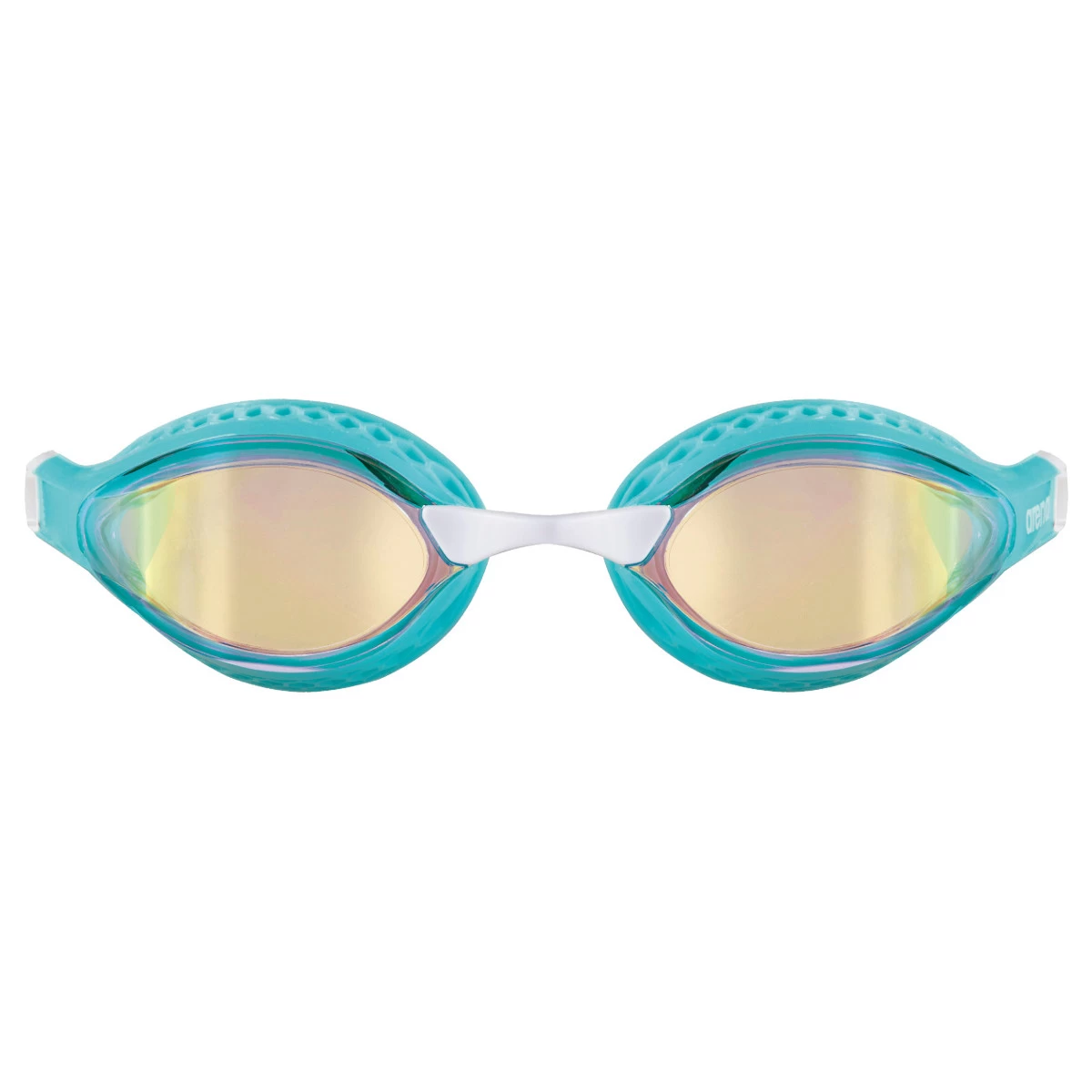 Arena Airspeed Mirror Swimming Goggles - Yellow Copper - Turquoise/Multi 4 Arena Airspeed Mirror Swimming Goggles - Yellow Copper - Turquoise/Multi - Image 2