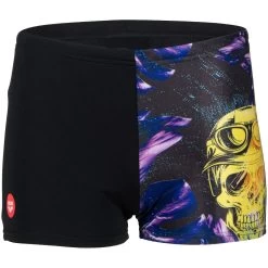 Arena Crazy Placement Swim Shorts Boys - Black-Multi -Arena Shop arena boys crazy arena swim short placement black multi 3 1250597