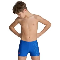 Arena Feel Graphic Swim Shorts Boys - Royal/Fluo Red -Arena Shop arena boys swim short graphic royal fluo red 5 1512839