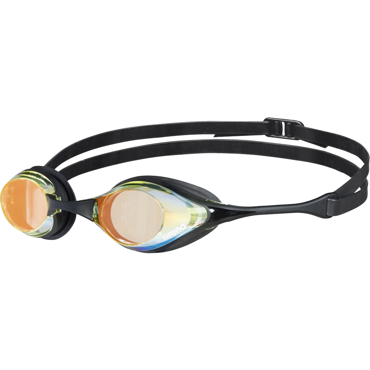Arena Cobra Swipe Mirror Swimming Goggles - Yellow Copper - Black 3 Arena Cobra Swipe Mirror Swimming Goggles - Yellow Copper - Black