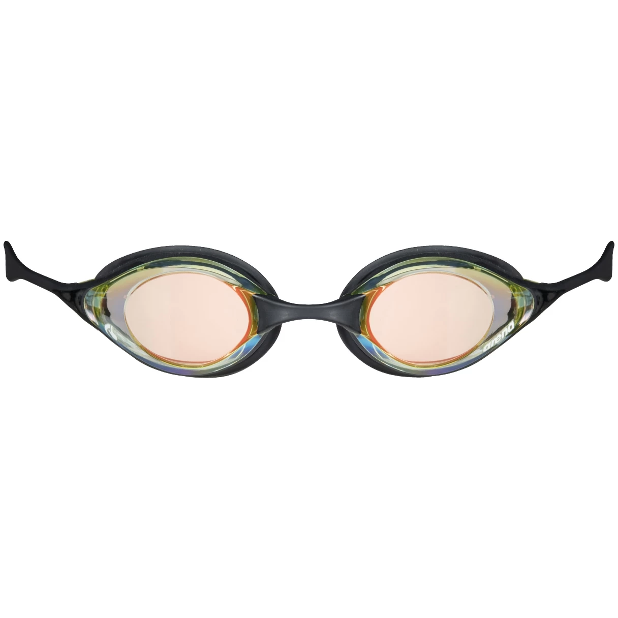 Arena Cobra Swipe Mirror Swimming Goggles - Yellow Copper - Black 4 Arena Cobra Swipe Mirror Swimming Goggles - Yellow Copper - Black - Image 2