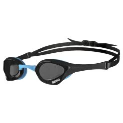 Arena Cobra Ultra Swipe Swimming Goggles - Dark Smoke - Black/Blue