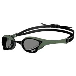 Arena Cobra Ultra Swipe Swimming Goggles - Smoke - Army/Black