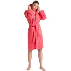 Arena Core Soft Bathrobe - Pale-Rose White -Arena Shop arena core soft bathrobe pale rose white 7 1250626