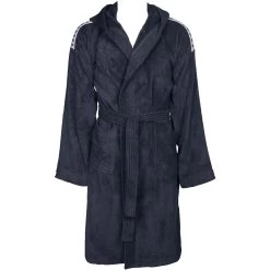 Arena Core Soft Bathrobe - Navy White -Arena Shop arena core soft robe navy white 3 975466
