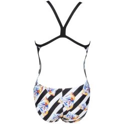 Arena Crazy Diamonds Challenge Back One Piece Swim Suit Women - Black-White Multi -Arena Shop arena crazy diamonds challenge back women one piece swim suit black white multi 4 1053037