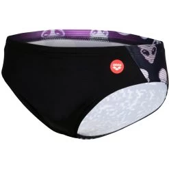 Arena Crazy Placement Swim Briefs Men - Black-Multi