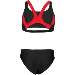 Arena Feel Thrice Bikini Girls - Black/Anguria/White -Arena Shop arena feel girls thrice bikini black anguria white 4 1379918