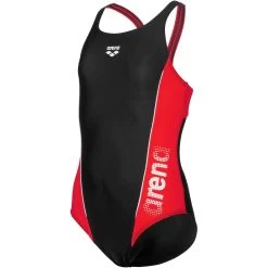 Arena Feel Thrice Swim Pro Back Swimsuit Girls - Black/Anguria/White