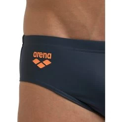 Arena Feel Branch Swim Briefs Men - Asphalt -Arena Shop arena feel mens branch swim briefs asphalt 8 1363653