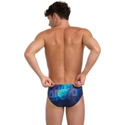 Arena Feel Overlap Swim Briefs Men - Navy/Fluo Red Multi -Arena Shop arena feel mens overlap swim briefs navy fluo red multi 6 1364018