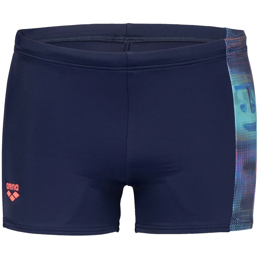 Arena Feel Overlap Swim Shorts Men - Navy/Fluo Red Multi 5 Arena Feel Overlap Swim Shorts Men - Navy/Fluo Red Multi - Image 3